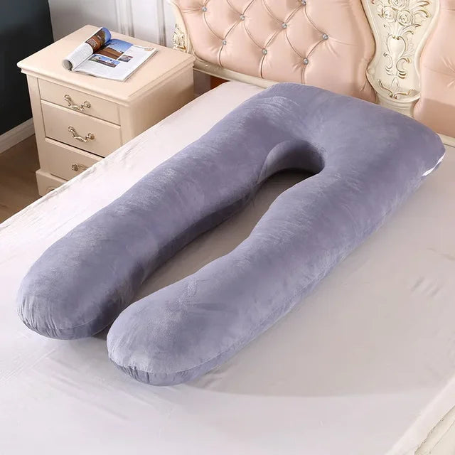 Cozy U-Shape Maternity Pillow | Ideal for Sleep & Breastfeeding