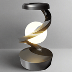 3D LED RGB Floating Moon Lamp with Wireless Charger - Floating & Spinning Table Lamp