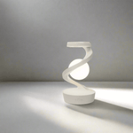3D LED RGB Floating Moon Lamp with Wireless Charger - Floating & Spinning Table Lamp