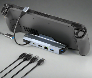 6-in-1 Steam Deck Dock with 4K HDMI & Gigabit Ethernet