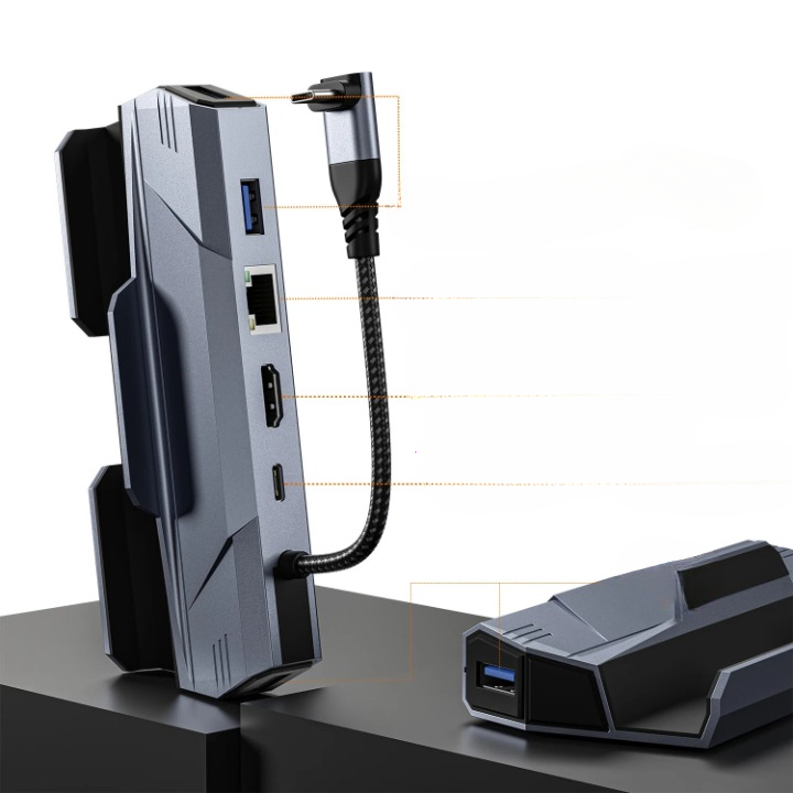 6-in-1 Steam Deck Dock with 4K HDMI & Gigabit Ethernet