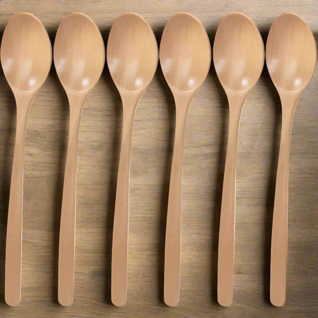 6 Pieces Premium Wooden Spoons Set