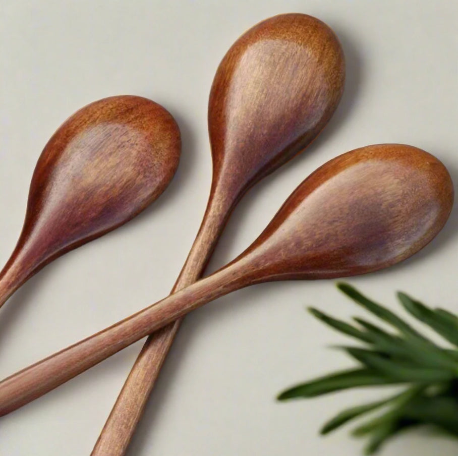 6 Pieces Premium Wooden Spoons Set