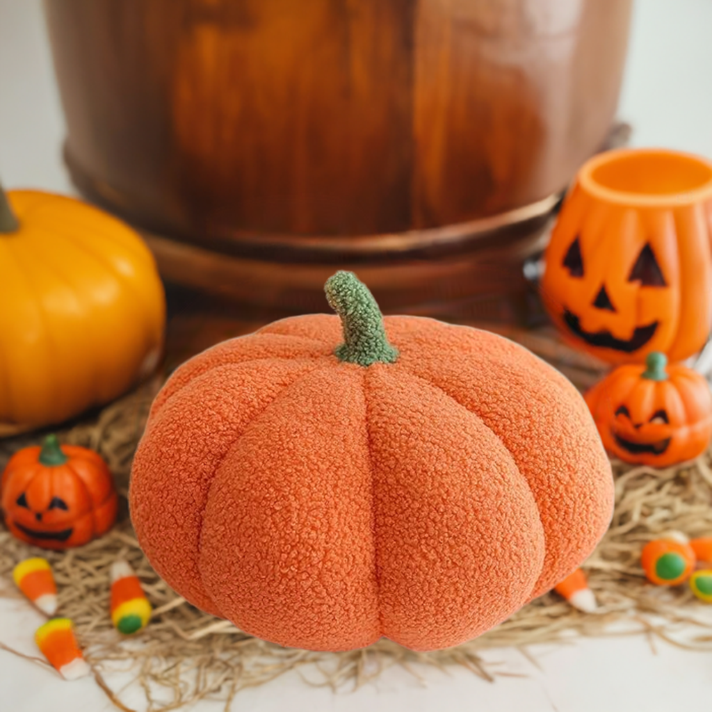 Adorable 3D Pumpkin Plush Pillows | Fall into Cozy Decor