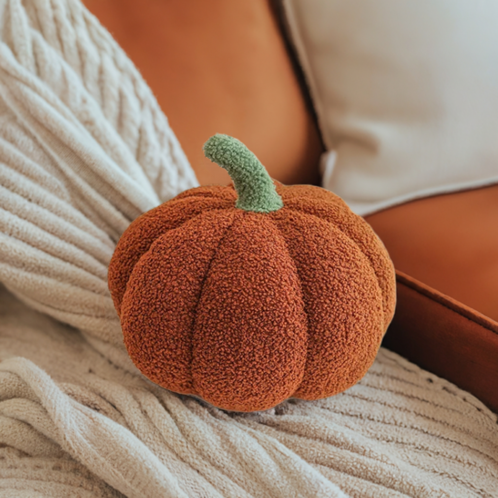 Adorable 3D Pumpkin Plush Pillows | Fall into Cozy Decor