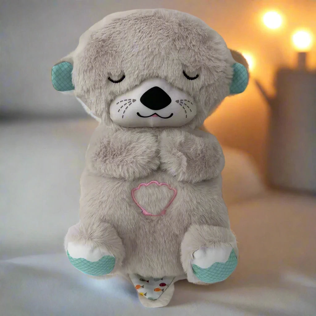 Baby Breath Bear Plush Toy with Soothing Music and Light – Perfect Sleep Companion for Kids