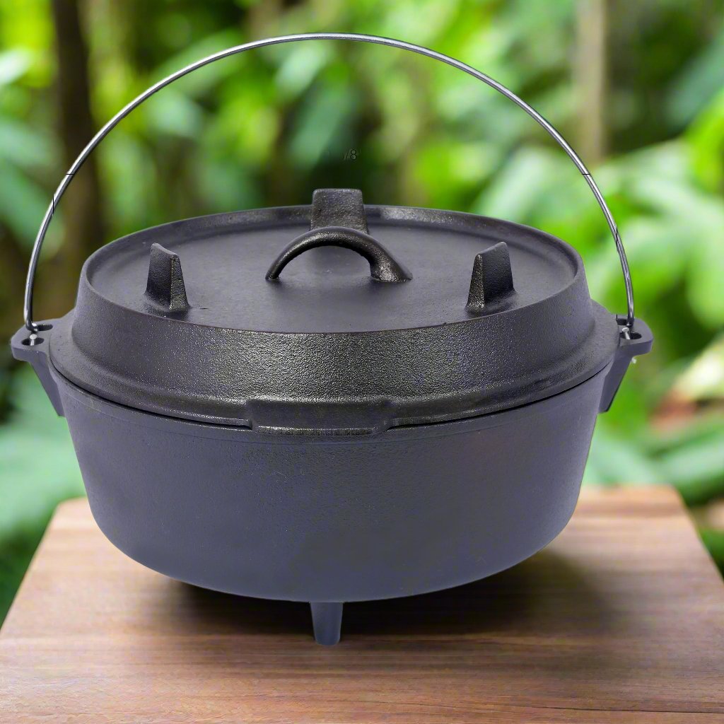 Cast Iron Dutch Oven with Lid –