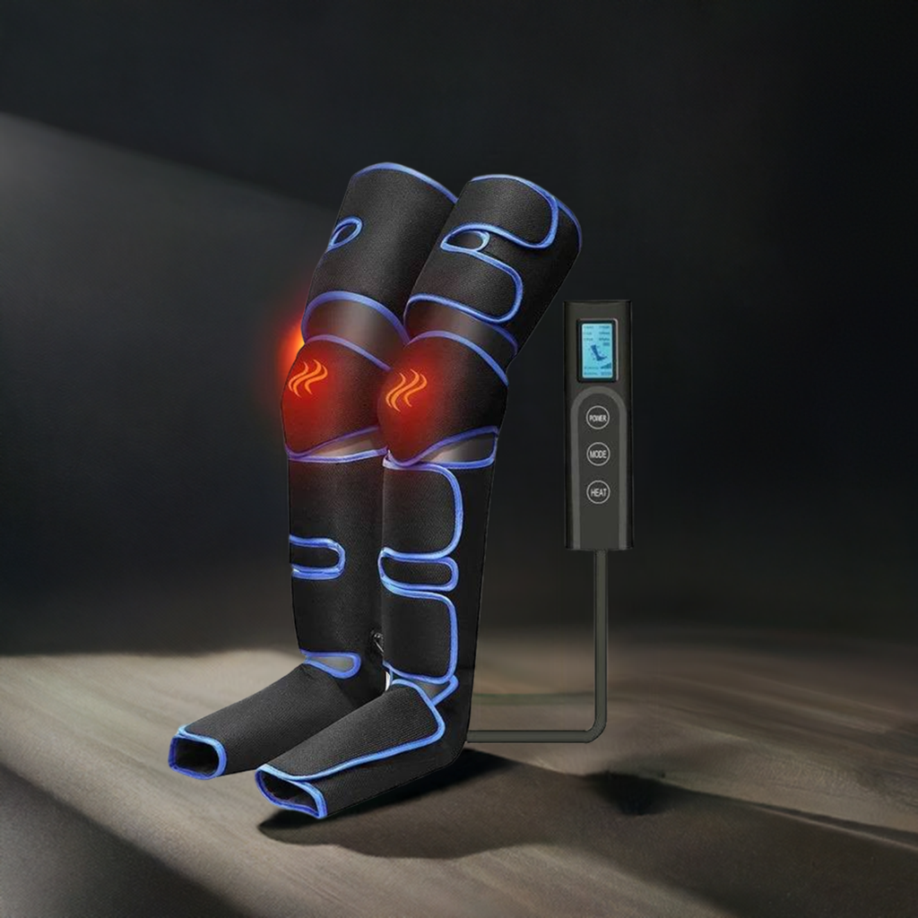 Cordless Foot & Leg Massager – 360° Air Pressure & Heating for Muscle Relief & Blood Circulation