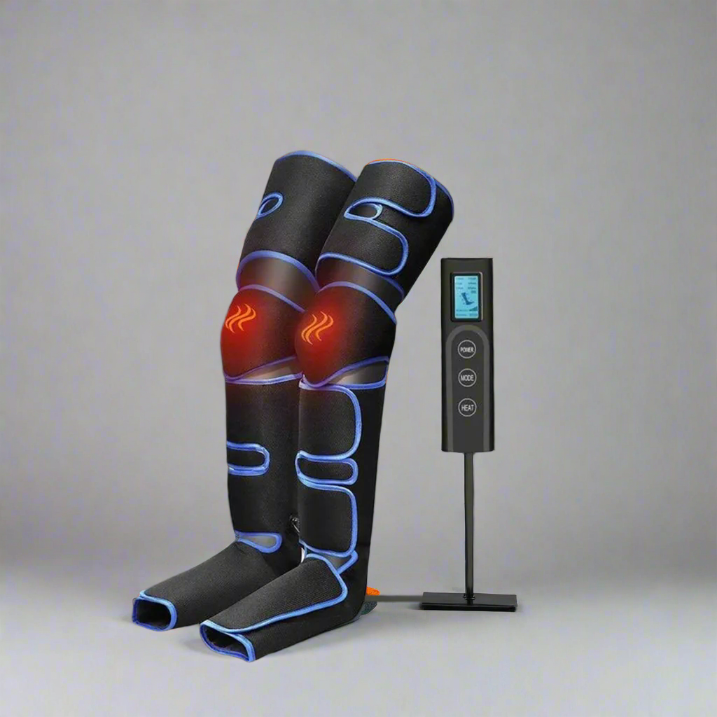 Cordless Foot & Leg Massager – 360° Air Pressure & Heating for Muscle Relief & Blood Circulation