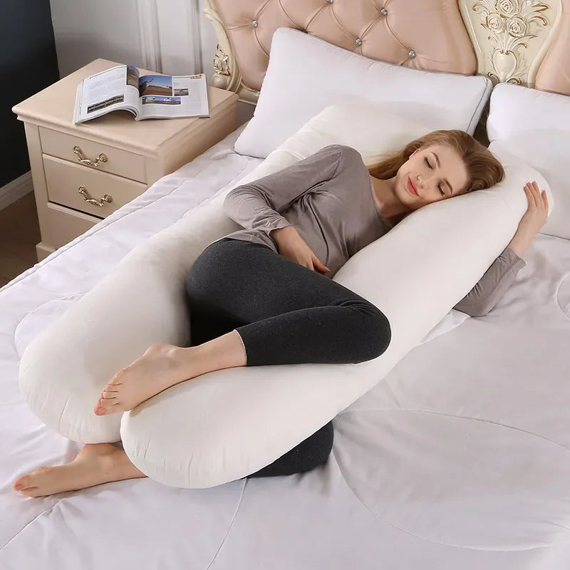 Cozy U-Shape Maternity Pillow | Ideal for Sleep & Breastfeeding