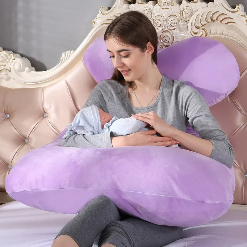 Cozy U-Shape Maternity Pillow | Ideal for Sleep & Breastfeeding