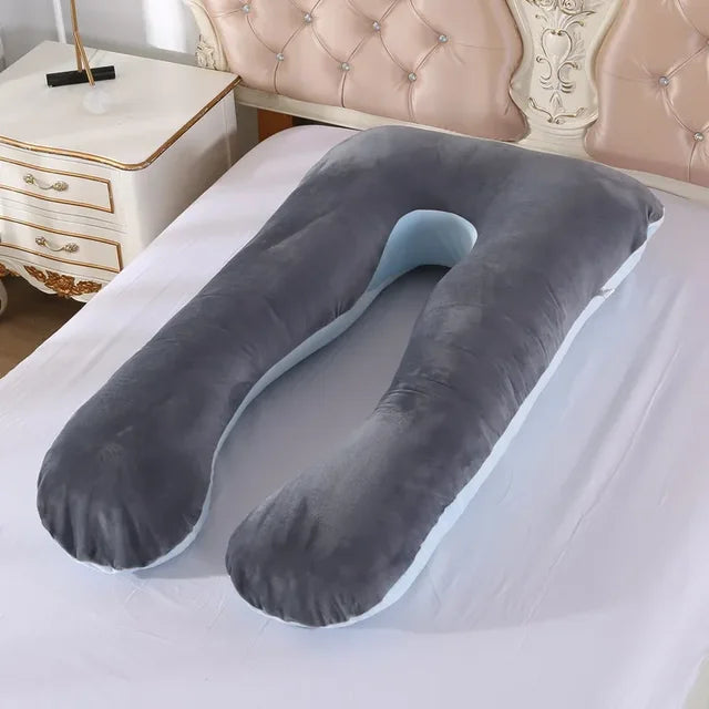 Cozy U-Shape Maternity Pillow | Ideal for Sleep & Breastfeeding