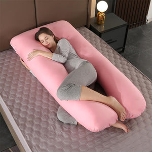 Cozy U-Shape Maternity Pillow | Ideal for Sleep & Breastfeeding