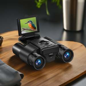HD Digital Binocular with Starlight Night Vision & Screen for Bird Watching