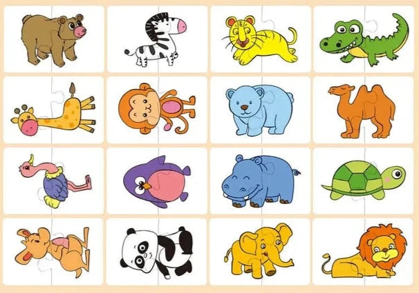 Kids Animal Memory Puzzles