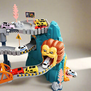 Lion Theme Car Track for Kids & Toodlers