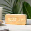 Modern Wooden LED Alarm Clock