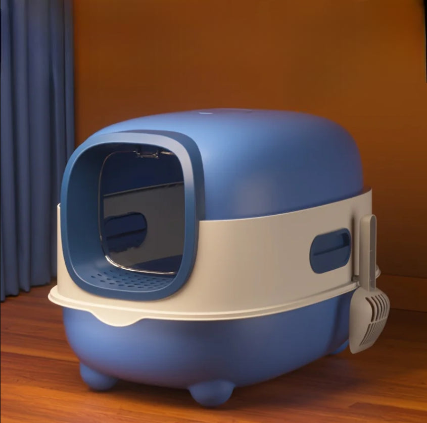 Self-Cleaning Cat Litter Box: Automatic, Splash-Proof & Odor Isolation